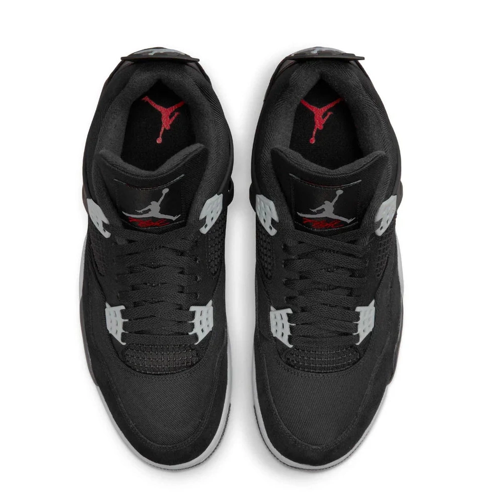 Canvas Air Retro Jordan 4 Black SE 0811